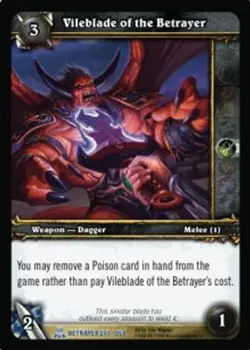 Vileblade of the Betrayer - Servants of the Betrayer - World of Warcraft TCG - Image 1
