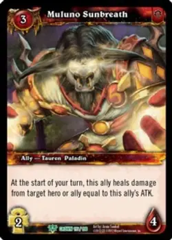 Muluno Sunbreath - Crown of the Heavens - World of Warcraft TCG - Image 1