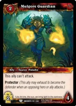 Mulgore Guardian - War of the Ancients - World of Warcraft TCG - Image 1