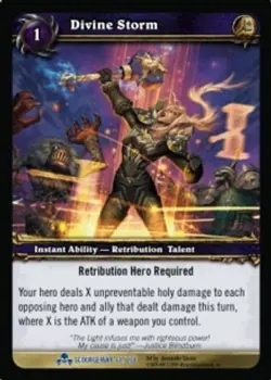 Divine Storm - ScourgeWar - World of Warcraft TCG - Image 1