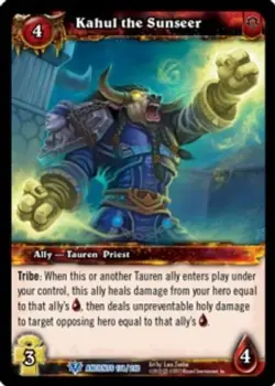 Kahul the Sunseer - War of the Ancients - World of Warcraft TCG - Image 1