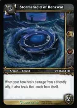 Stormshield of Renewal - March of the Legion - World of Warcraft TCG - Image 1