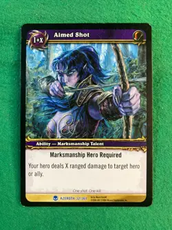 WORLD OF WARCRAFT, WOW CCG/TCG - (HEROES OF AZEROTH) SINGLE CARDS - Image 2