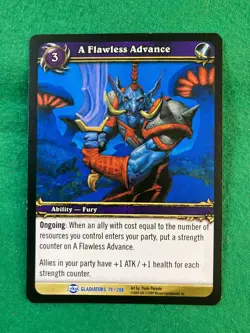 WORLD OF WARCRAFT, WOW CCG/TCG - (BLOOD OF GLADIATORS) SINGLE CARDS - Image 2