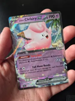 Pokemon TCG Lillie's Clefairy EX 056/159 Double Rare Journey Together - Image 1