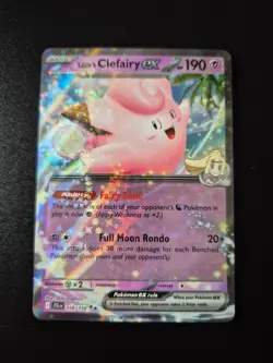 Pokemon TCG Lillie's Clefairy EX 056/159 Double Rare Journey Together - Image 3