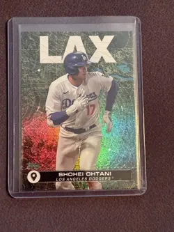 2024 Shohei Ohtani RARE LAX HOLO FOIL REFRACTOR CARD TOPPS DODGERS MVP HOF 🔥 - Image 1
