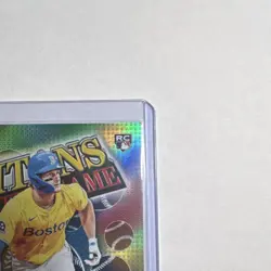 2026 Topps Titans of the Game Roman Anthony TOG-9 Rookie Green Foil 44/99 - Image 4