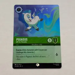 Pegasus 212/204 Disney Lorcana Fabled Epic Holo Foil Card NM - Image 1