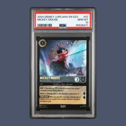 D23 Expo 2024 Disney Sorcerer Mickey Mouse Lorcana TCG Promo PSA 10 WDW RARE - Image 1