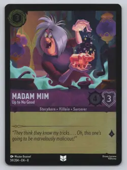 Disney Lorcana Cold Foil - Madam Mim - Up to No Good 59/204 - Reign of Jafar (8) - Image 1