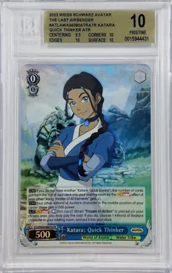 Weiss Schwarz Avatar The Last Airbender Katara ATLA/WX04-080ATR ATR Foil BGS 10 - Image 1