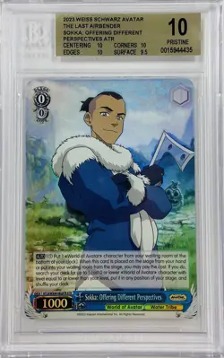 Weiss Schwarz Avatar The Last Airbender Sokka ATLA/WX04-082ATR ATR Foil BGS 10 - Image 1