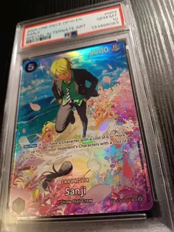 Sanji ST14-003 PSA 10 Alt Art One Piece TCG Royal Blood OP10 - Image 3