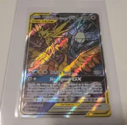 Moltres Zapdos Articuno GX SM210 Hidden Fates Black Star Promo NM Pokemon Card - Image 1
