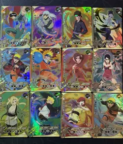 Naruto Shippuden Naruto Character Collectible TCG 12 x Kayou Licensed Cards SSR - Image 1