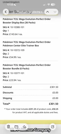 (PRESALE) Pokemon TCG Perfect Order Booster Box Factory Sealed 36 Packs English - Image 3