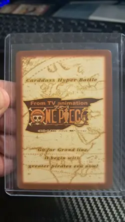 BANDAI One Piece Hyper Battle NAMI SCARCE C296 EARLY CARD VINTAGE LUFFY CREW - Image 2