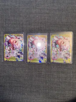NEW 3x Monkey D. Luffy OP15 EB04-061 SEC ONE PIECE Card in hand ENGLISH NM - Image 3