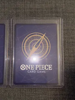 NEW 3x Monkey D. Luffy OP15 EB04-061 SEC ONE PIECE Card in hand ENGLISH NM - Image 5