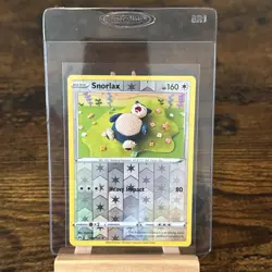 Snorlax~ Reverse Holo ~ Cute Asako Ito Crochet Pokemon Cards - Image 1
