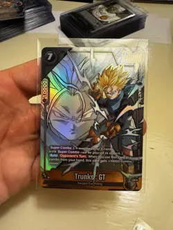 Trunks : GT FB09-110 Alternate Art Dual Evolution Dragon Ball Card English - Image 1