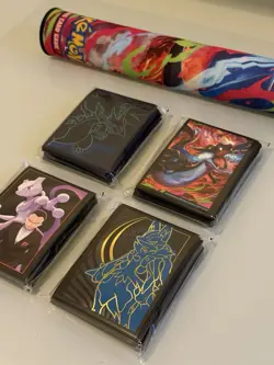 Pokemon Card Sleeves & Playmat - Lot Of 4 Packs Phantasmal Flames UPC ETB MEGA - Image 3