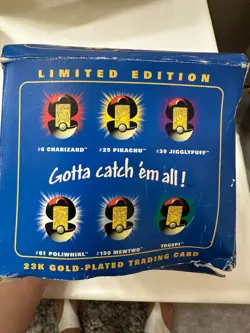 Burger King Pokemon 1999 Pikachu 23k Gold Plated Card Sealed In Pokeball - Image 3