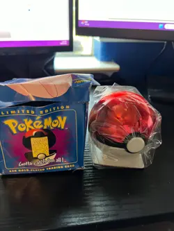 Pokemon 23k Gold-Plated Trading Card 1999 Burger King Toy Jigglypuff - Image 2