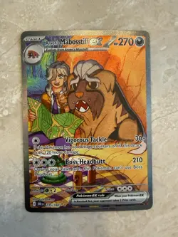 Arven's Mabosstiff EX 235/182 Destined Rivals SIR - Near Mint Pokemon Card - Image 1