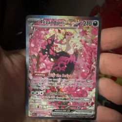 Pokemon Fezandipiti ex Full Art Holo EX Pokemon Card 288/217 - Image 1