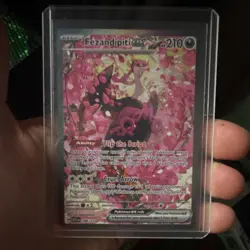 Pokemon Fezandipiti ex Full Art Holo EX Pokemon Card 288/217 - Image 3