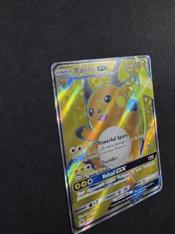 Pokemon Raichu GX SM90 & Kingdra EX 122/124 Holo Card Lot - 2 Cards - LP - Image 5
