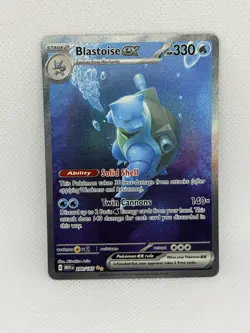 Blastoise ex 200/165 SV 151 Special Illustration Rare SIR Pokemon Card Holo NM - Image 1