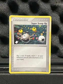 Pokemon TCG 2004 Fire Red Leaf Green Super Scoop Up 99/112 Holo Card LP - Image 1