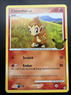 Chimchar Pokemon Celebrations Jumbo Cards #076 - Image 1