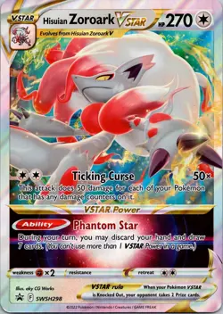 Hisuian Zoroark VSTAR SWSH298 Jumbo Cards Holo - Image 1