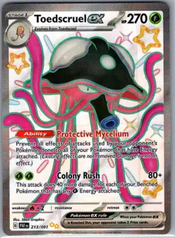 Toedscruel ex - 213/091 SV: Paldean Fates - Pokemon Card - NM - Image 1