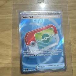 Pokemon TCG Poke Pad 113/088 Trainer-Item Holo Foil Card Standard Size - Image 1