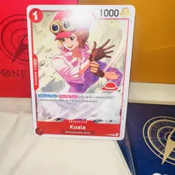 Kaola, P-069, Promo, RED STRAW HAT LOGO version, english, one piece card - Image 4