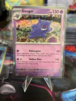Pokemon TCG Gengar 151 Holo Rare Scarlet & Violet Card 094/165 - Image 1