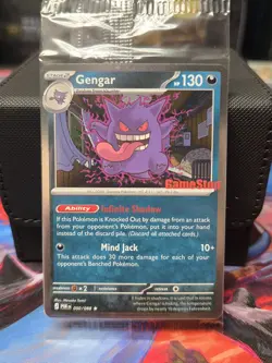 Pokemon TCG Gengar 050/088 Stamped Gamestop Promo Card Perfect Order SEALED - Image 1