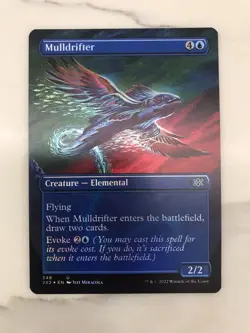 Mulldrifter Foil Extended Borderless MTG Magic the Gathering Card NM Mint 2X2 - Image 1