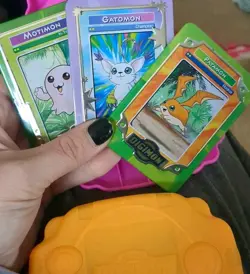 2000 Taco Bell Digimon 9 Tin Cards With Set Of 3 Cases, 2 Extra Cards+Tip Card - Image 2