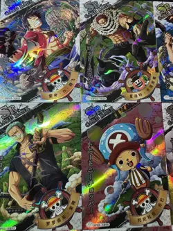 One Piece Set of 12 Collectible Character Anime SSR SR Cards CCG Luffy Sanji - Image 2