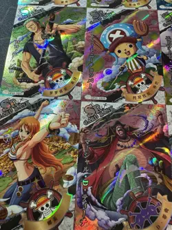 One Piece Set of 12 Collectible Character Anime SSR SR Cards CCG Luffy Sanji - Image 5