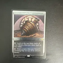 Sensei's Divining Top Double Masters 2022 Foil Etched - Image 1
