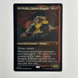 Ob Nixilis, Captive Kingpin (Foil Etched) March of the Machine: The Aftermath... - Image 1