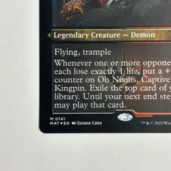 Ob Nixilis, Captive Kingpin (Foil Etched) March of the Machine: The Aftermath... - Image 2