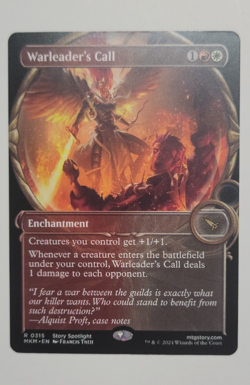 Warleader's Call (Showcase) - Murders at Karlov Manor (MKM) NM MTG - Image 1